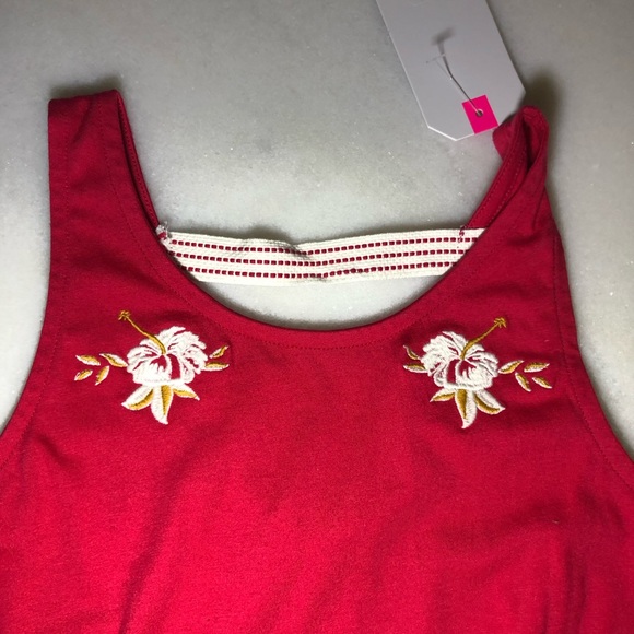 🆕 Roxy Leaves Moment Embroidered A-Line Dress - Picture 4 of 5